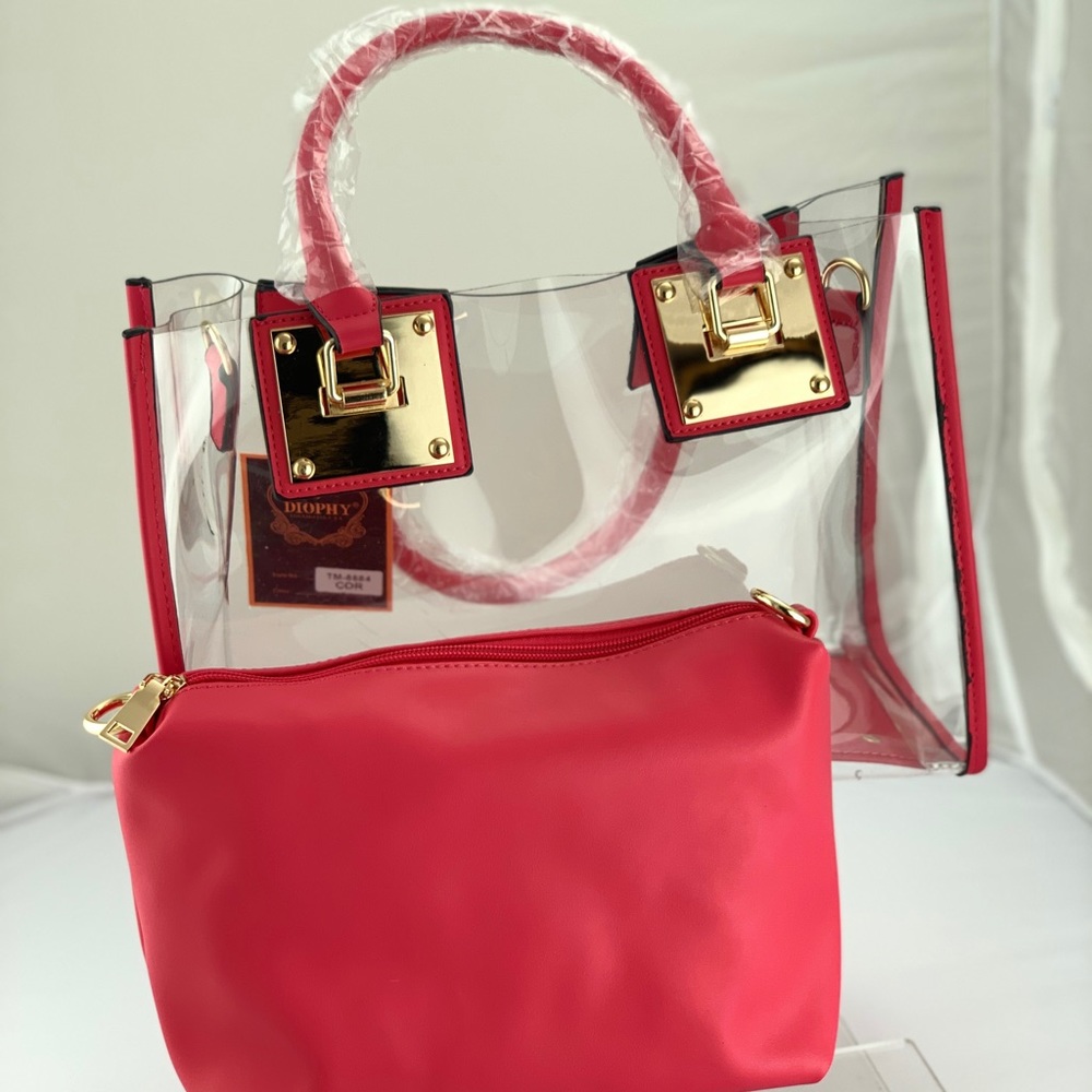 Transparent Clear Tote Bag With Handle - Picture 6 of 7